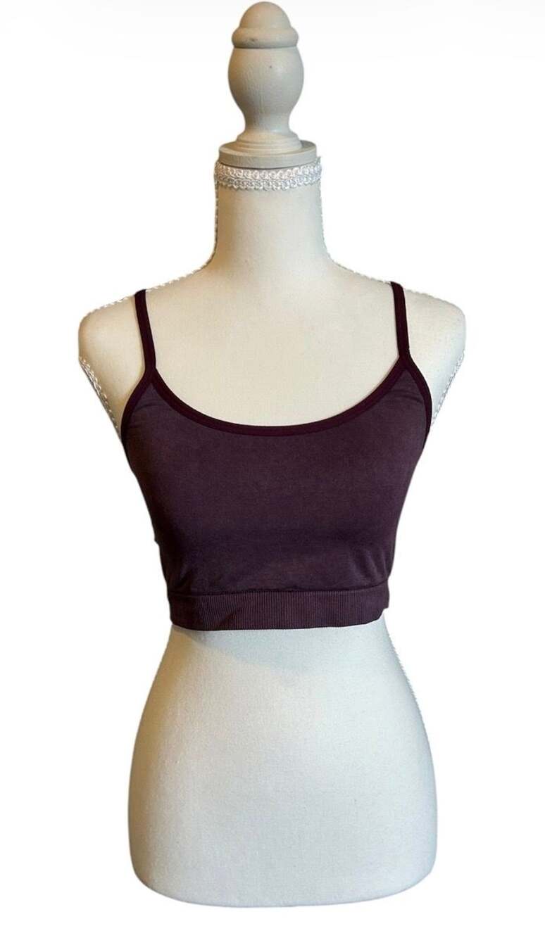 PINK Victoria's Secret Seamless Unlined Bralette Purple Size M